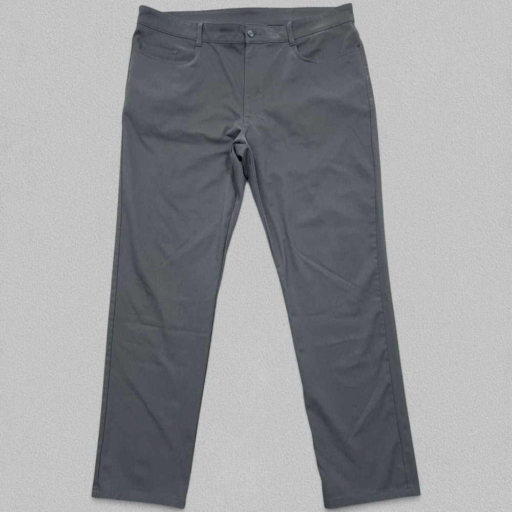 Callaway Golf Pants Mens 38x32 Gray Regular Fit Straight Leg Performance Stretch